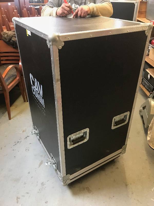 R&R ROAD CASE WITH RACK MOUNT