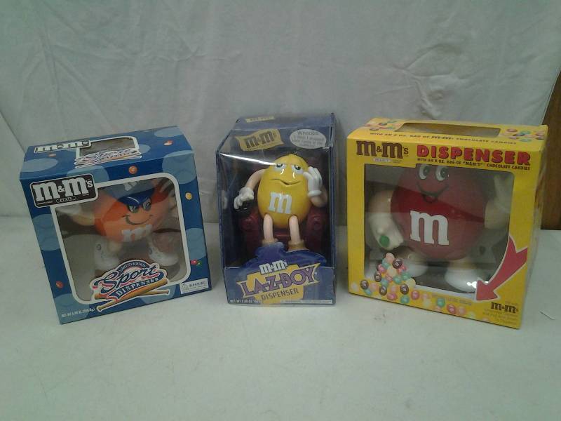 3-M&M Candy Dispensers