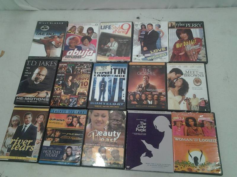 15 Assorted DVDs