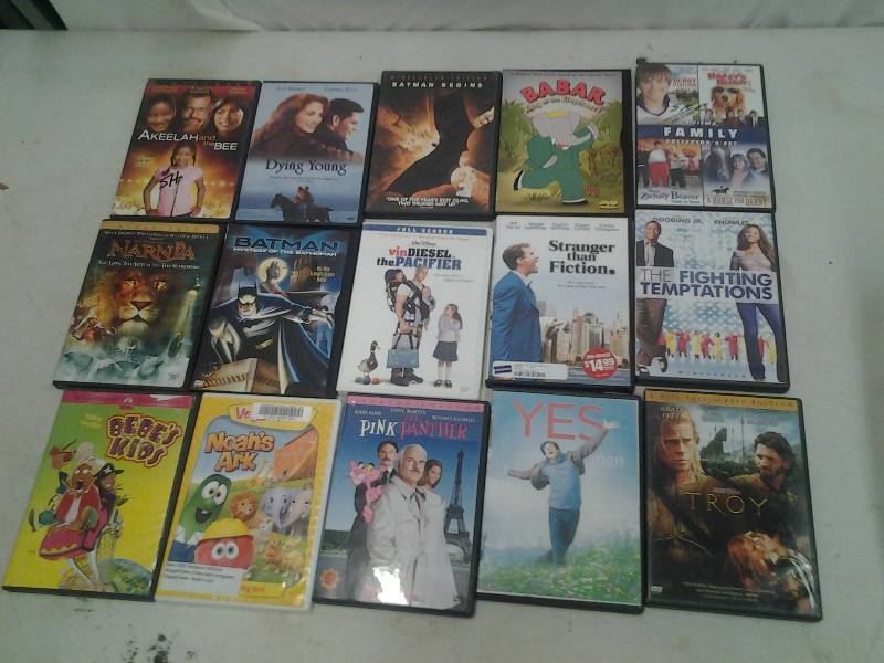 15 Assorted DVDs