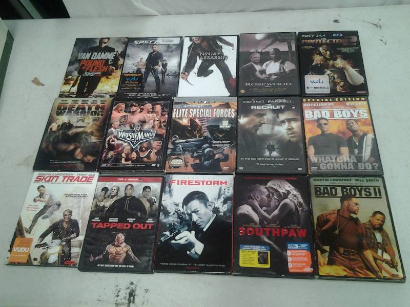 15 Assorted DVDs