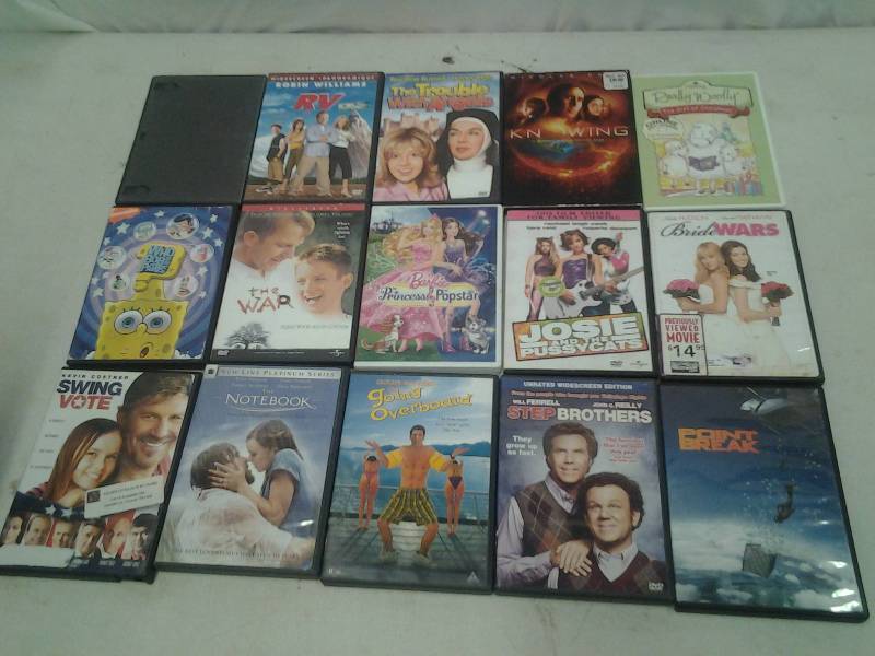 15 Assorted DVDs