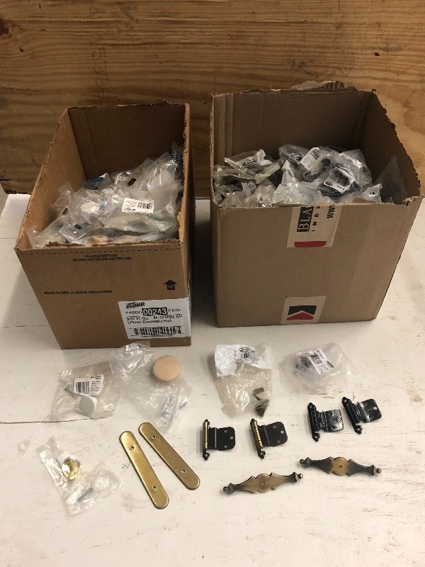 Lot Of (1) Box Of New Cabinet  Dr...