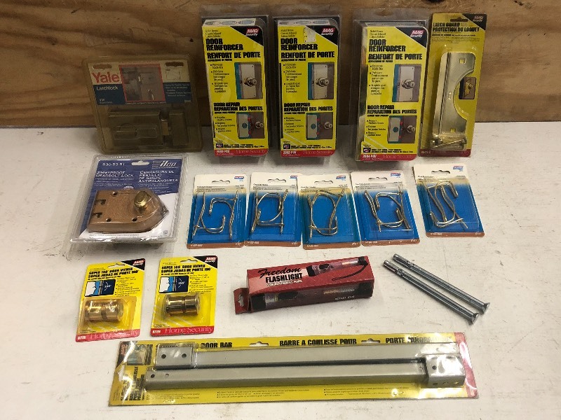 Box Of Assorted New Door Reinforcer...