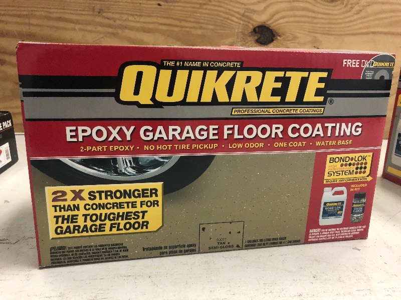 New Quikrete Epoxy Garage Floor Coa...