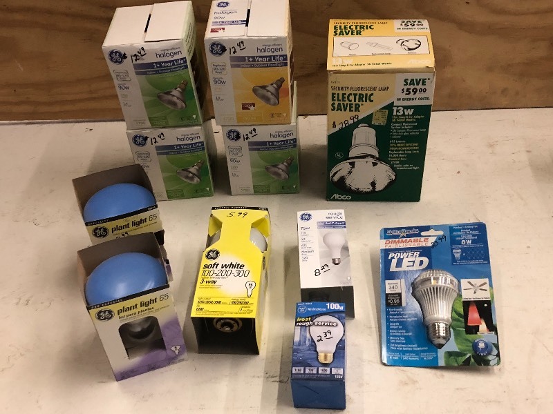(2) Boxes Of Assorted New Light Bul...