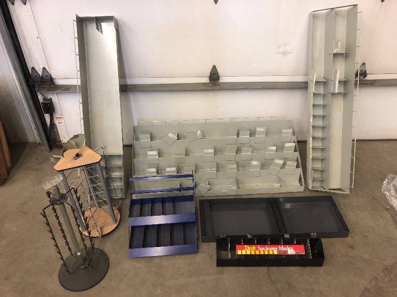 Assortment Of Display Racks, Steel ...