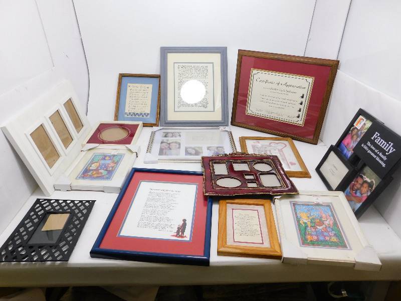 Lot of Various Picture Frames