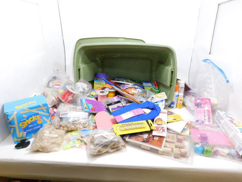 Large Lot Of Craft Items