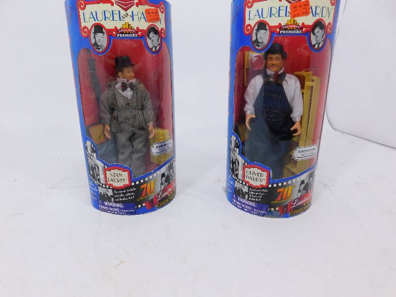 Vintage Laurel and Hardy Dolls New In Box