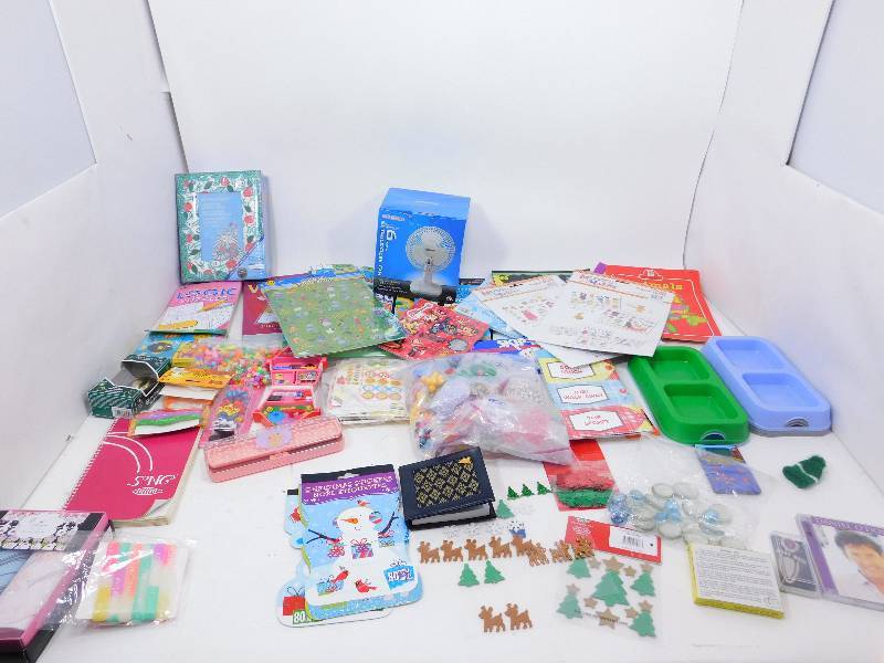 Lot of Craft Items, Puzzles, Books