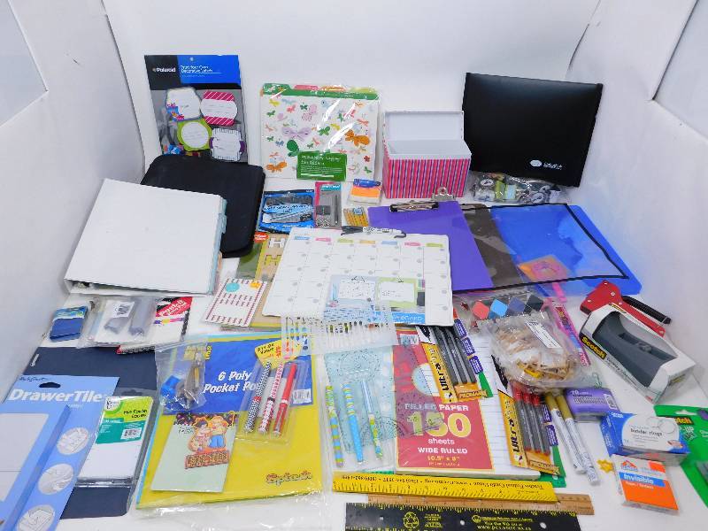 Office Supplies, Pens , Pencils. Tape Dispenser Etc.