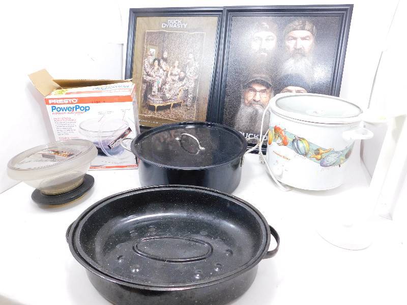 Lot of Kitchen Items and Posters