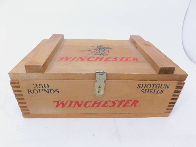 lot 75 image: Winchester Shotgun Shells Ammo Box