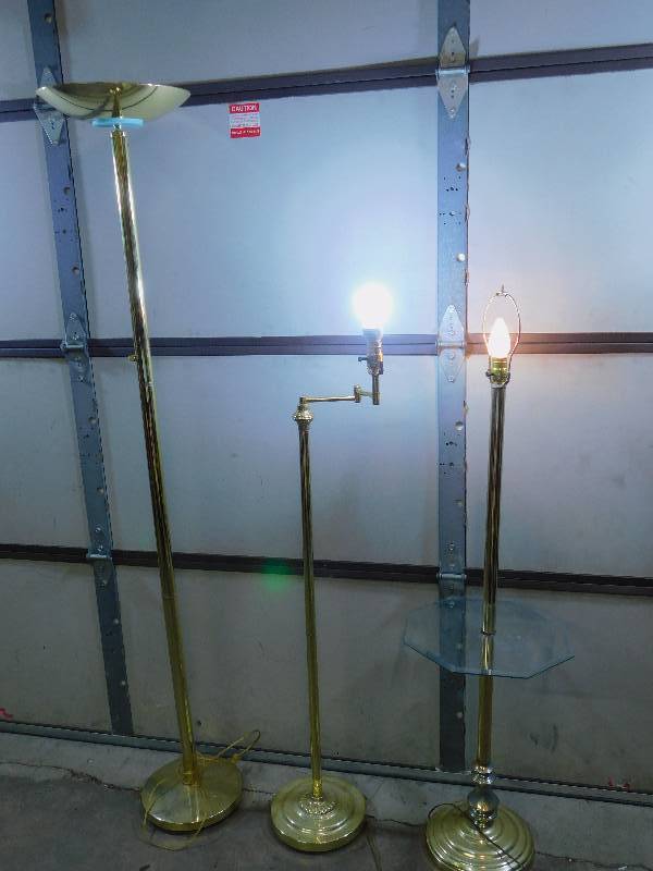lot 90 image: 3 Floor Lamps