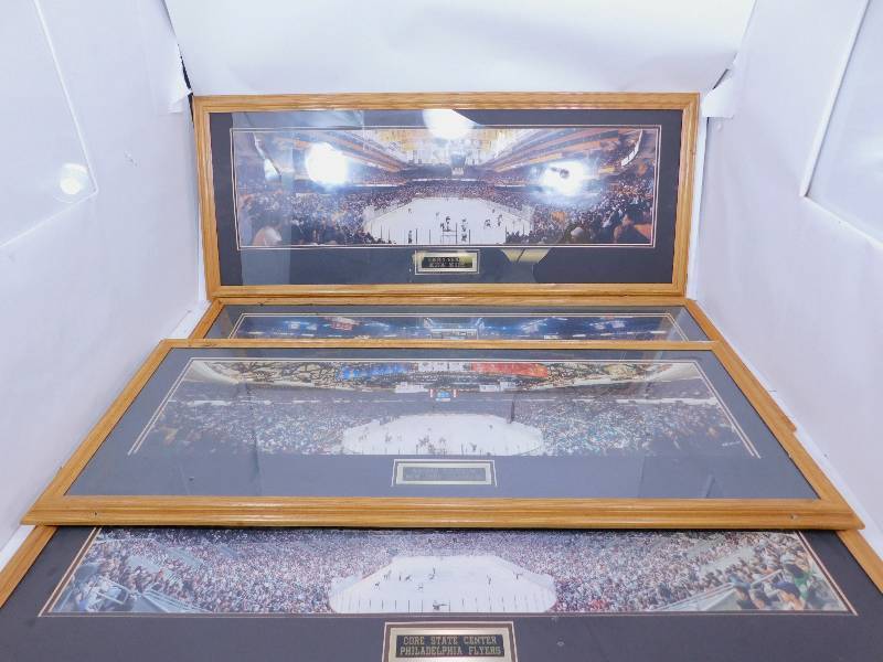 lot 107 image: (4) 17 12 X 43 Hockey Stadium Pictures