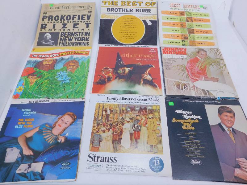 lot 134 image: Lot Of 9 Albums