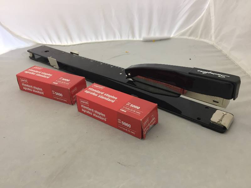 lot 45 image: Swingline Stapler  Ruler  Staples