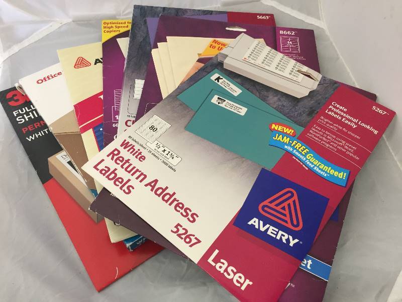 lot 76 image: Mailing & Shipping Labels