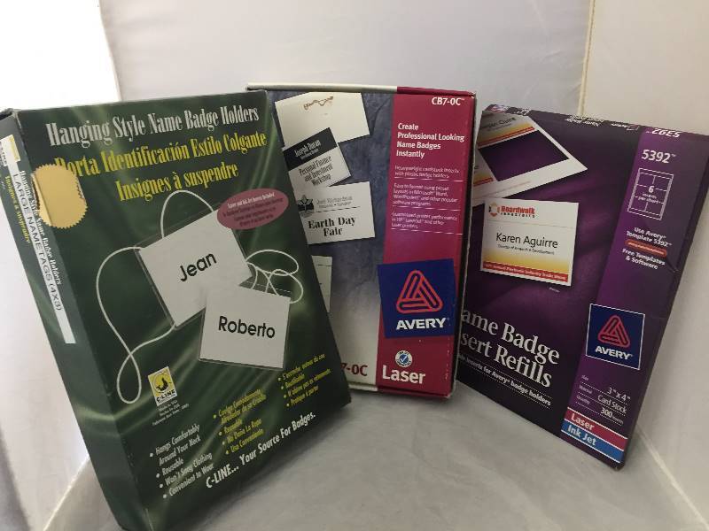 lot 77 image: Name Tags
