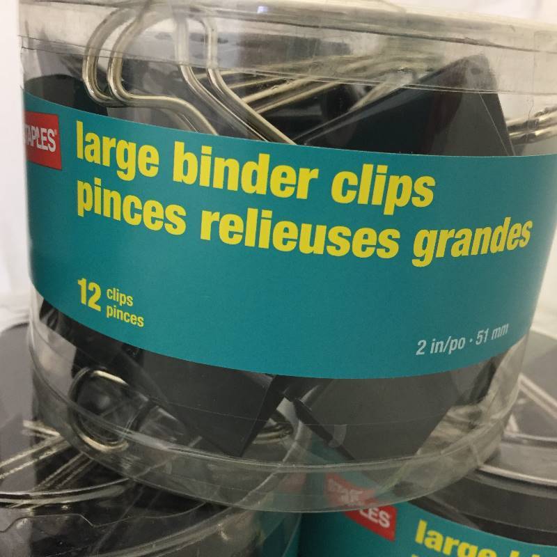 lot 65 image: 6 Pkgs Large Binder Clips