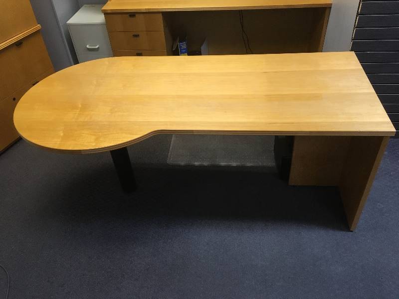 lot 1 image: Executive Office Suite Desks, Files, Storage
