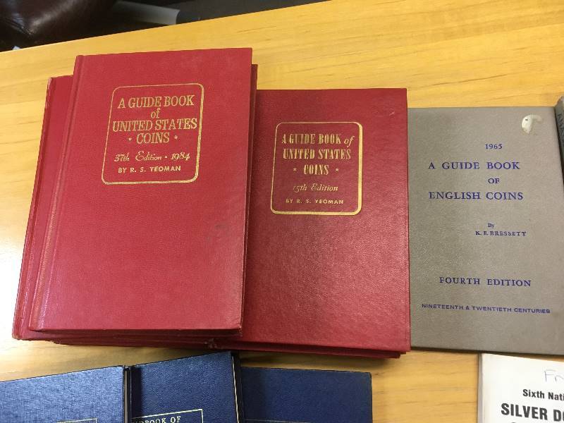 lot 9 image: Coin Books Guides Handbooks