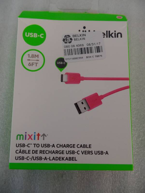 USB-C to USB-A Charge Cable