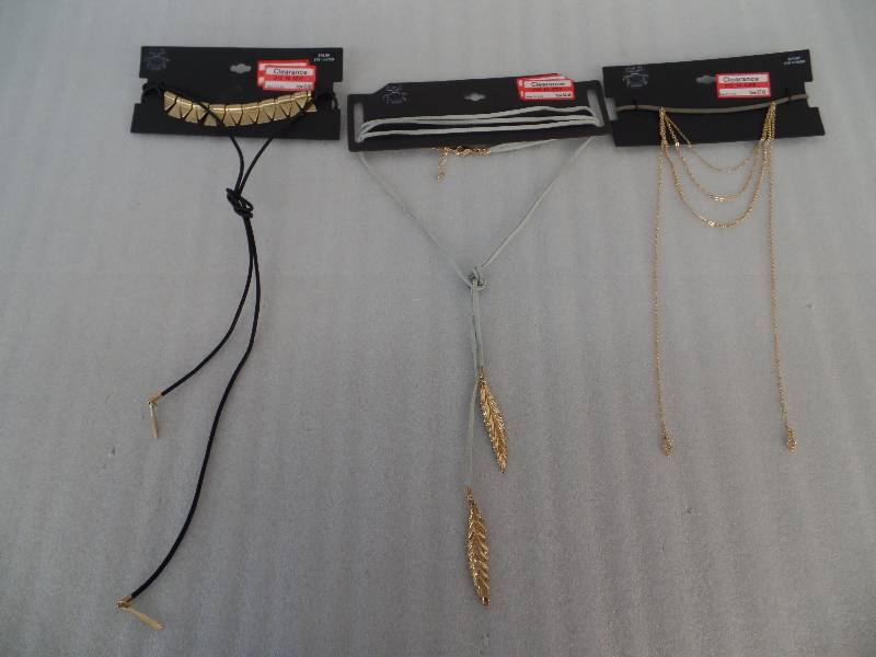 Choker necklaces