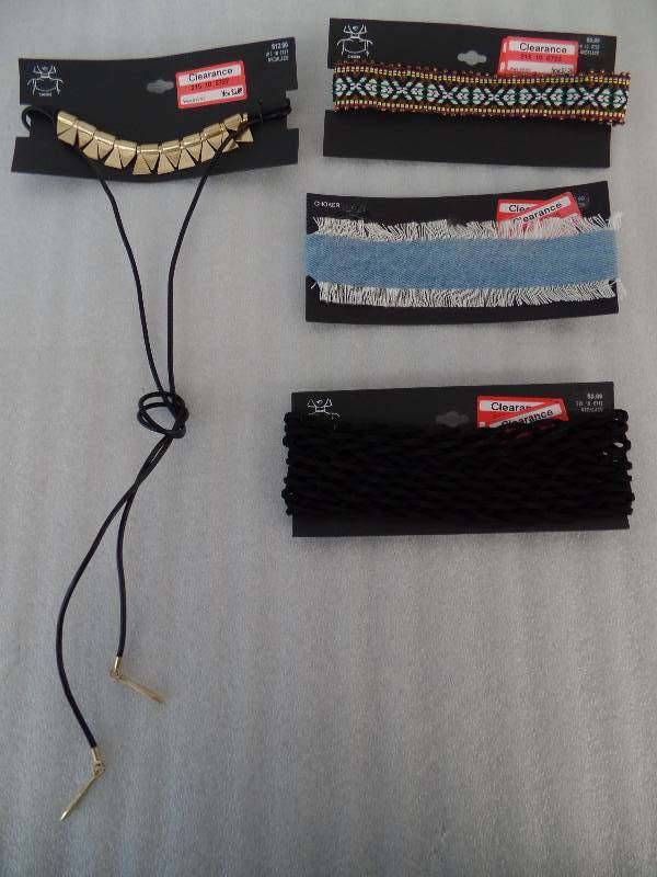 Choker necklaces