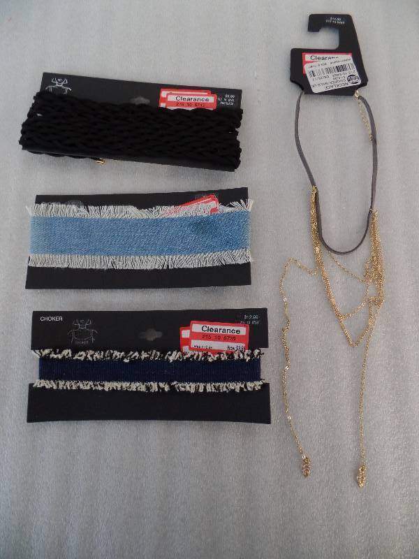 Choker necklaces