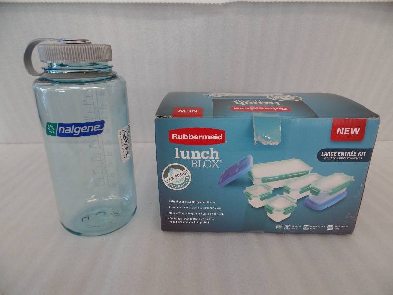Water bottle & food containers