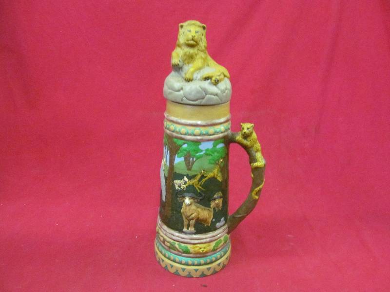lot 16 image: Holland Mold beer stein