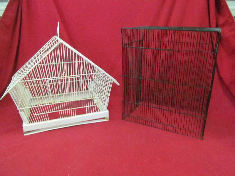 lot 28 image: bird cages