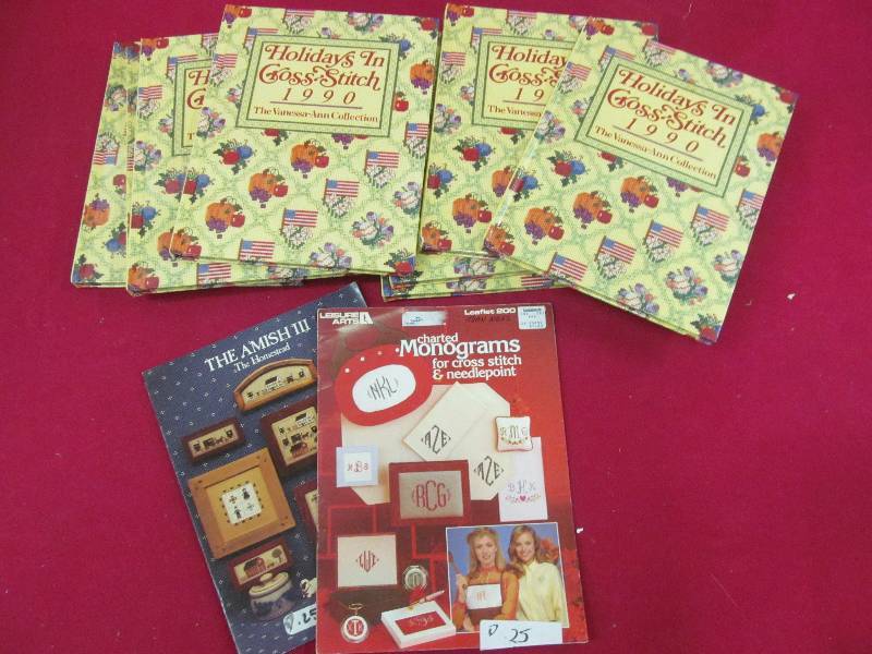 lot 60 image: Vanessa Ann collection cross stitch books