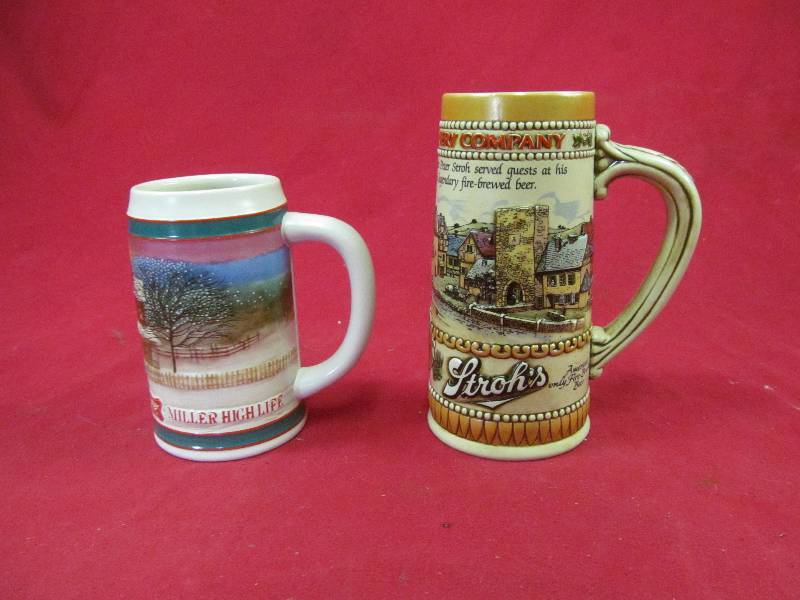 lot 80 image: Miller High Life beer stein
