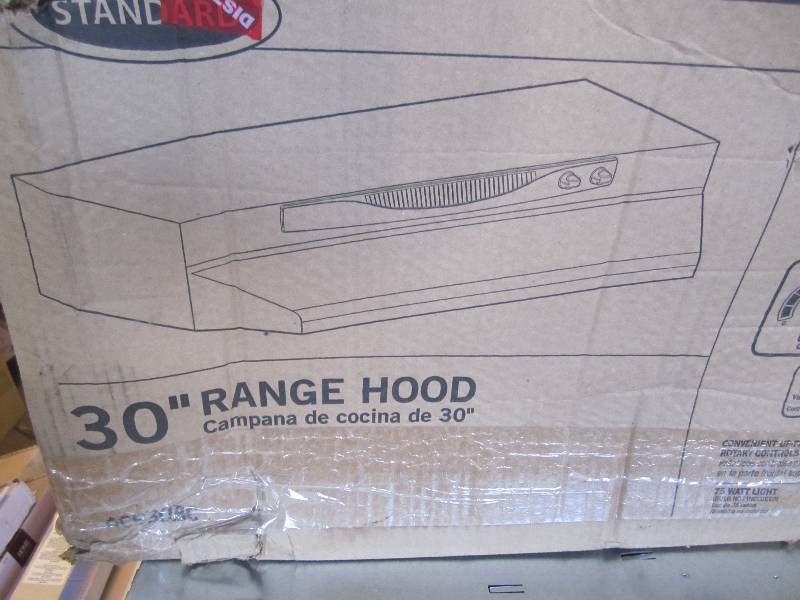 lot 3 image: Nutone Standard 30 Range Hood Bisq...