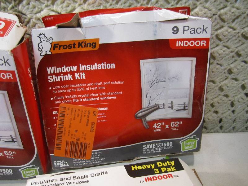 lot 97 image: Lot of 7 Misc Boxes Frost King Wind...