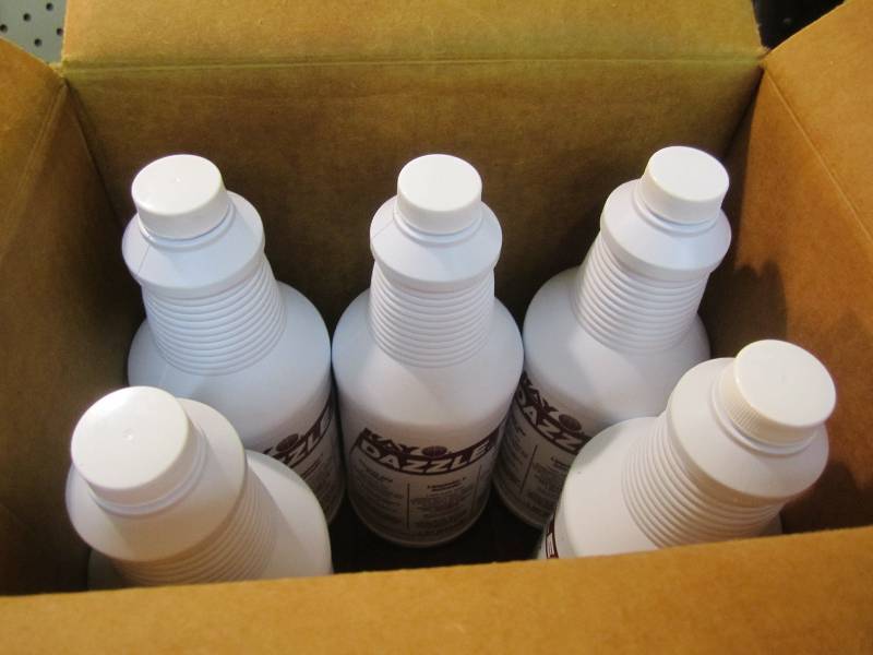 lot 28 image: Case of 6 Bottles Kay Dazzle Cleane...