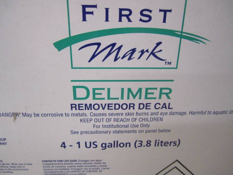 lot 49 image: Case of 4 First Mark Delimer 1 gall...