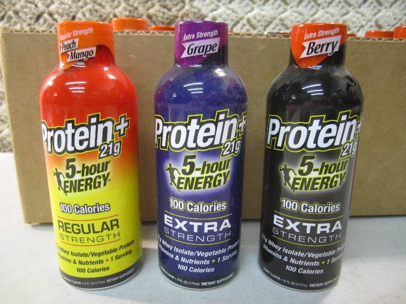 lot 68 image: Mixed Flavor Lot of 24 Bottles Prot...