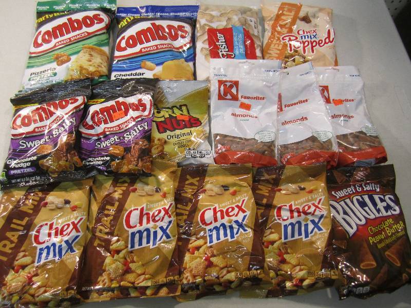 lot 88 image: Mixed Lot of Bagged Snacks Best by ...