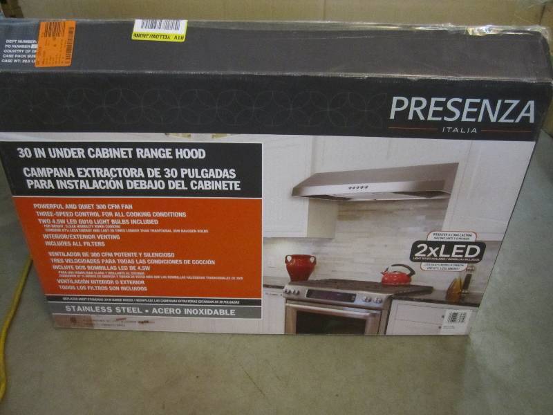 lot 94 image: Lot of 4 - 30 Under Cabinet Stainl...