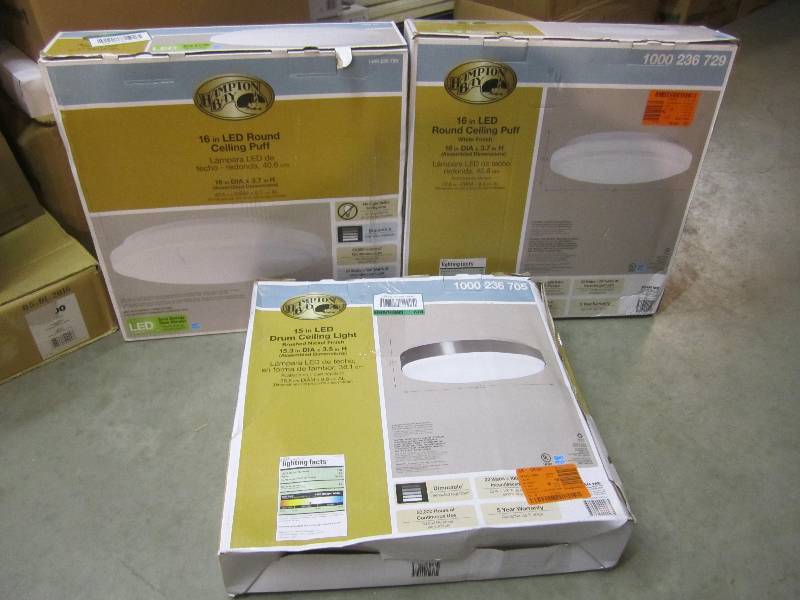 lot 116 image: Lot of 3 Hampton Bay 2 - 16 and 1 ...