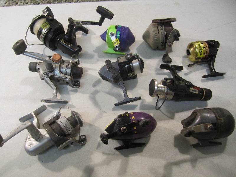 lot 150 image: Lot of 10 Misc Fishing Reels Some s...