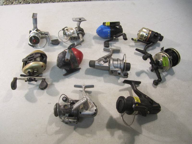 lot 152 image: Lot of 10 Misc Fishing Reels Some s...