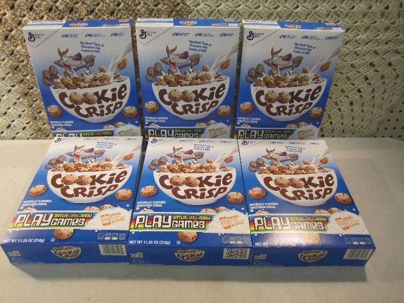 lot 154 image: 6 Boxes of Cookie Crisp Cereal Best...