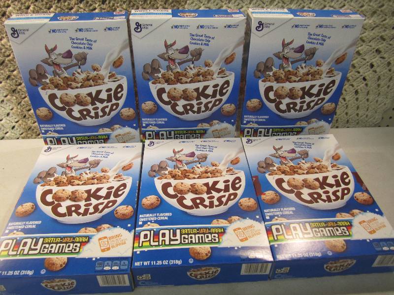 lot 155 image: 6 Boxes of Cookie Crisp Cereal Best...