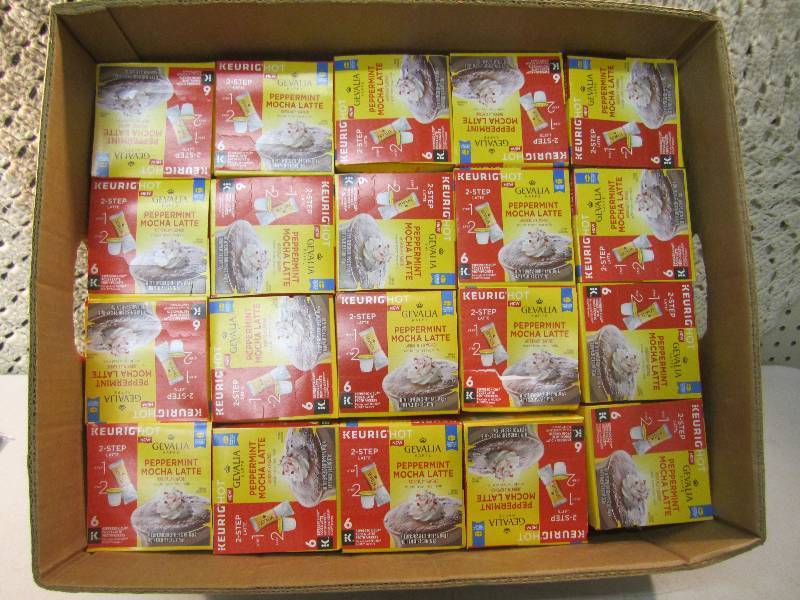 lot 159 image: Lot of 20 Boxes Keurig Peppermint M...