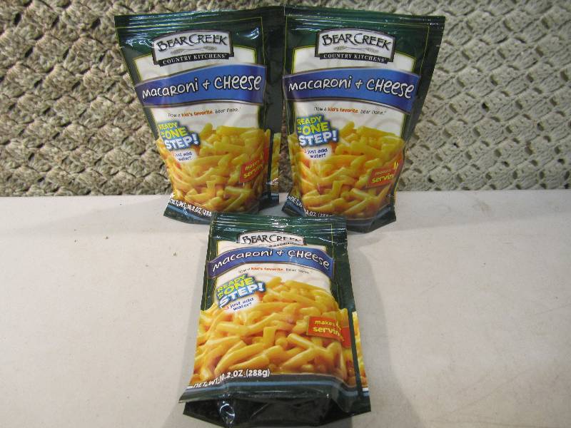lot 166 image: Lot of 3 Bags Bear Creek Macaroni &...